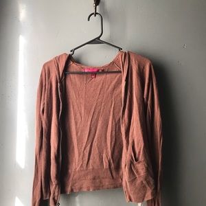 SO women’s lightweight zip up hoodie size L